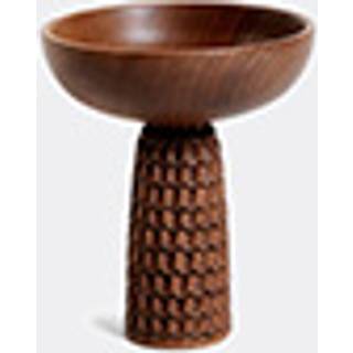 Zanat Serving And Trays - 'Nera' bowl, small, walnut in WALNUT walnut wood