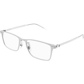 Montblanc Mand MB0396ON 003 Optiske stel Sølv Transparent Firkantet