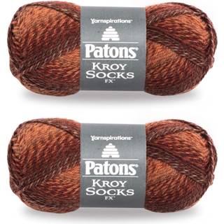 K-Musculo Patons Kroy Socks FX Yarn 2-pakke kobberfarver