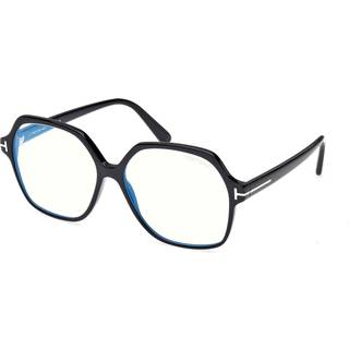 Tom Ford FT6062-B 001 Blue-Light Block 57 Briller Mænd Black - Shiny Black - 57mm