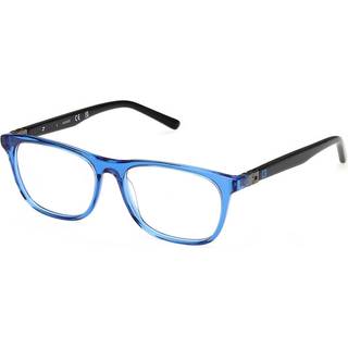 Guess Unisex GU9228 090 Optiske stel Acetat Blå Firkantet Normal