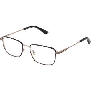 Police VPLQ74 ORIGINS TITAN 1 08M6 54 Briller Mænd Brun - Gold - 54mm