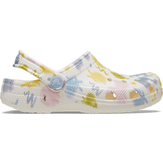 Crocs kids Toddler Classic Pastel Pets Clogs Chalk 23