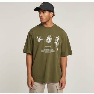 Archive Boxy T-Shirt - Green - Men