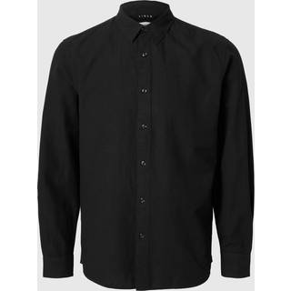 Selected Slim Sun Linen Shirt LS Black