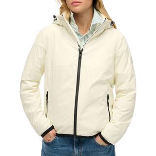 Superdry Superdry White Hooded Logo Windbreaker Jacket