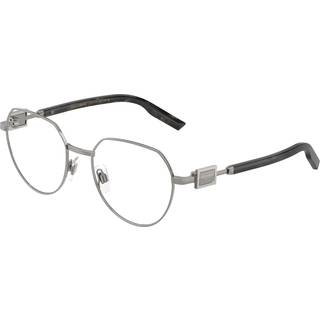 Dolce & Gabbana Mand DG1362 04 Optiske stel Metal Grå Transparent Pantos Normal