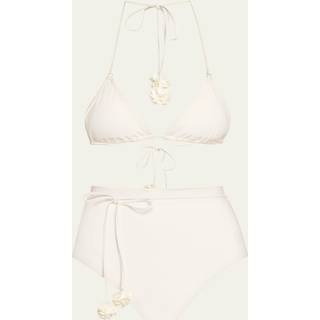 Zimmermann Everley Flower bikini - white - XS