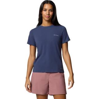 Columbia Women's Sun Trek S/S II Funktionsshirt Damer størrelse XL farve blå