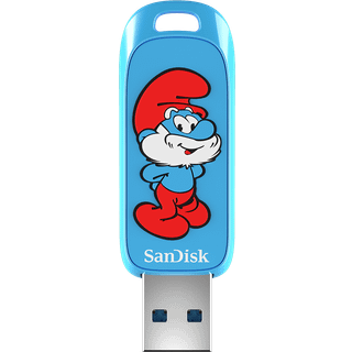 SanDisk Smurfs - Papa Smurf Edition - USB flash drive - 128 GB - 128GB - USB Stick