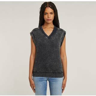 Washed Sweater - Grey - Women
