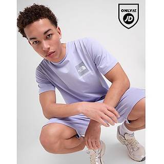 The North Face Fine Box Logo T-Shirt Herre, Purple - XS