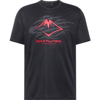 ASICS Fujitrail SS Top Str. S Sort Herre - Letvægts T-shirt til Trail Running