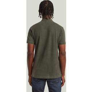 Dunda Overdyed Slim Polo Badge - Grey - Men