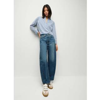 Veronica Beard Ryder high-rise barrel-leg jeans - blue - 27