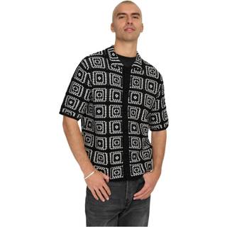 ONLY & SONS Bart Relax SS Knit Shirt Black