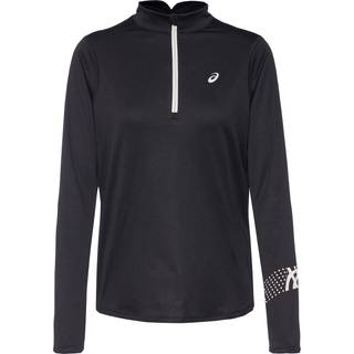 ASICS Icon 1/2 Zip Running Shirt Women - Black, Size XL - black