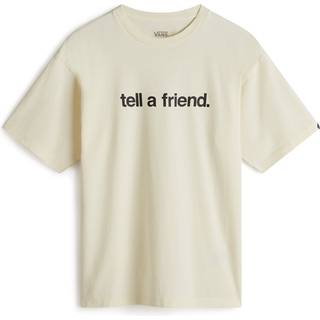 Vans - Tell a Friend T-Shirt, Man, Beige, Size: M - Beige - M