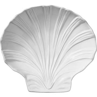 Pick a Poppy Shell Skål Stor - Serveringsskåle Lertøj Hvid - C26313511SS25-279