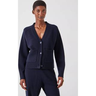 Hush Hush Blue Daisy Merino Wool V-Neck Cardigan