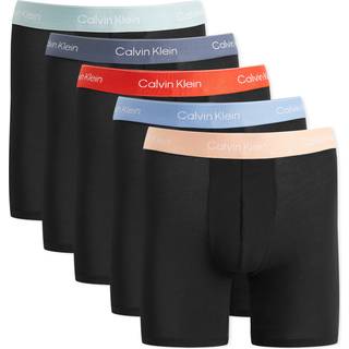 5 Pack Boxer Briefs - Icon Cotton Stretch - Black - XL