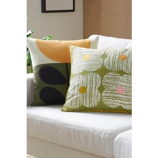 Orla Kiely Orla Kiely Moss Textured Flower Cushion