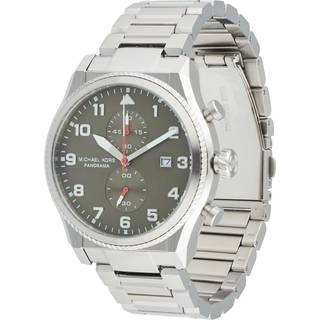 Michael Kors Panorama Chronograph Green Dial Stainless Steel Strap Men's Watch MK9196