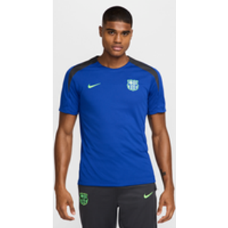 Kortærmet FC Barcelona Strike Third Nike Dri-FIT-fodboldoverdel i maskinstrik til mænd - blå - XXL