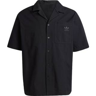 Essentials Seersucker Short Sleeve trøje - Black - XS