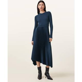 All Saints AllSaints Blue Fay Dress