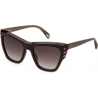 Police Kvinde SPLR24 SUPERSTAR 4 752 Solbriller Acetat Havana Brun Sommerfugl Normal Skygge