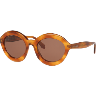 Azzedine Alaia AA0088S 004 53 Solbriller Kvinder Tortoiseshell - Brown Tortoise - 53mm