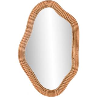 Vægspejl Home ESPRIT Natur Urban 51 x 2 x 81 cm