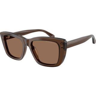Emporio Armani Kvinde EA4246U 625173 Solbriller Acetat Brun Brun Cat Eye Normal