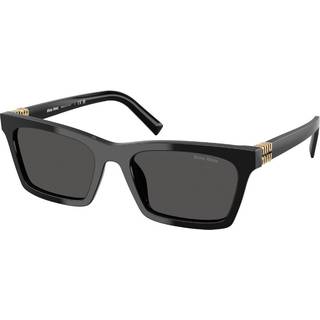 Miu Miu MUA05SF Asian Fit 16K08Z 55 Solbriller Kvinder Black - Black - 55mm
