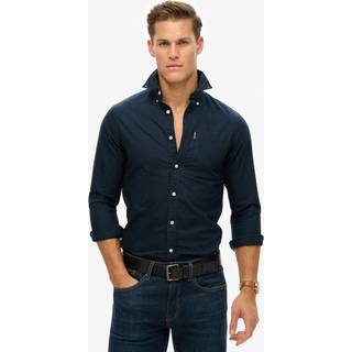 Superdry Superdry Dark Blue 100% Cotton Essentials Oxford Shirt