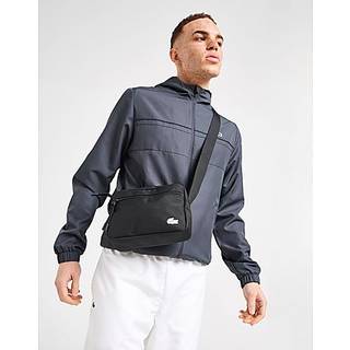 Lacoste Croc Logo Messenger taske, Black - One Size