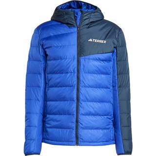 Terrex Multi Light Down Hooded jakke - Semi Lucid Blue / Aurora Ink - XL