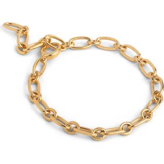 Enamel CHUNKY CHARM armbånd forgyldt