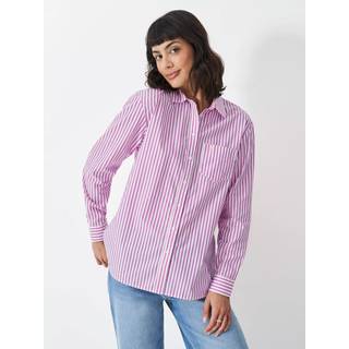 Crew Clothing Crew Clothing Company Pink Relaxed Poplin 100% Cotton Shirt