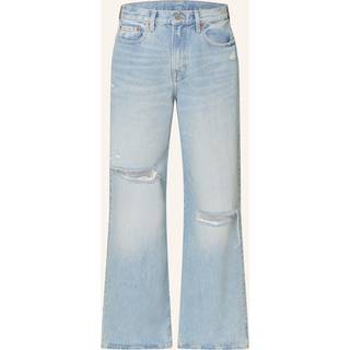 Wide Leg Jeans - Blue - 26