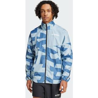 adidas Terrex MT Wind Running Jacket Men - Light Blue, Blue-gray, Size M - light_blue