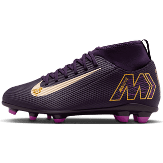 Nike Jr. Mercurial Superfly 10 Club "Kylian Mbappé" MG High-Top-fodboldstøvler til mindre/større børn - lilla - 35.5