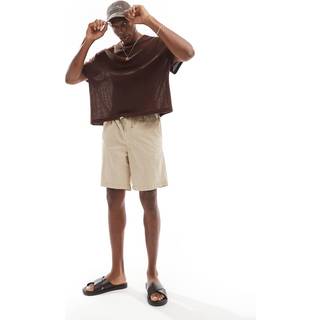 JACK & JONES JACK & JONES Cream Loose Fit Drawstring Shorts