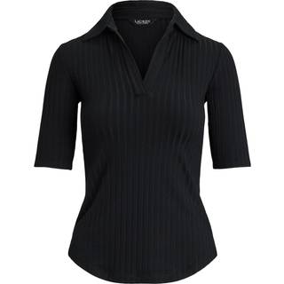 Lauren Ralph Lauren Lauren Ralph Lauren Mazikeen Collar Ribbed Polo Shirt