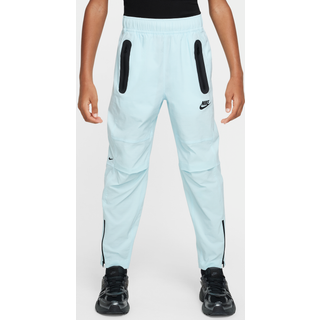 Vævede Nike Tech-bukser til større børn (drenge) - blå - S