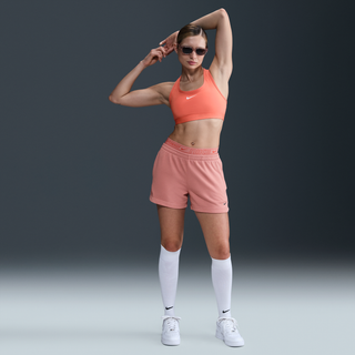 Nike Sportswear Chill Terry-shorts med mellemhøj talje til kvinder (10 cm) - Pink - XS (EU 32-34)