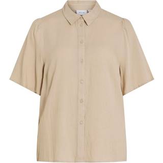 VILA Vipricil S/S NEW SHIRT - NOOS  Feather Gray 44