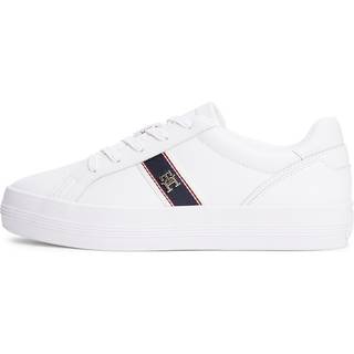 Leather TH Monogram Plaque Trainers