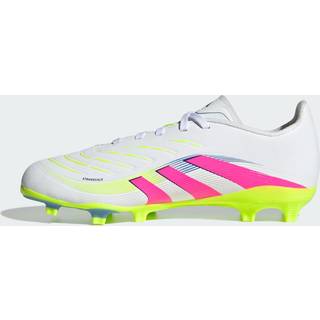 Predator League Firm/Multi-Ground Kids støvler - Cloud White / Lucid Pink / Lucid Lemon - 30 1/2